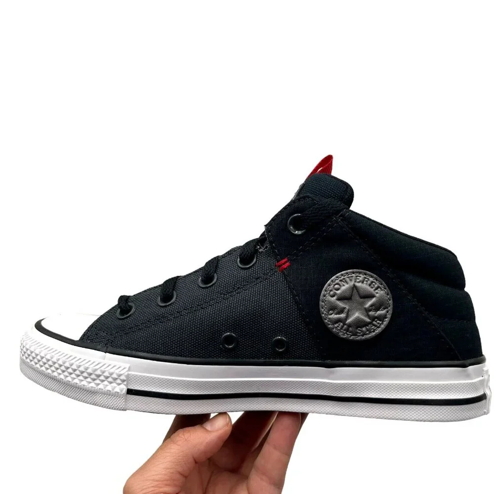 Converse Chuck Taylor All Star Youth Boy's Mid Top‎ Shoes Size 5 Olive/Black